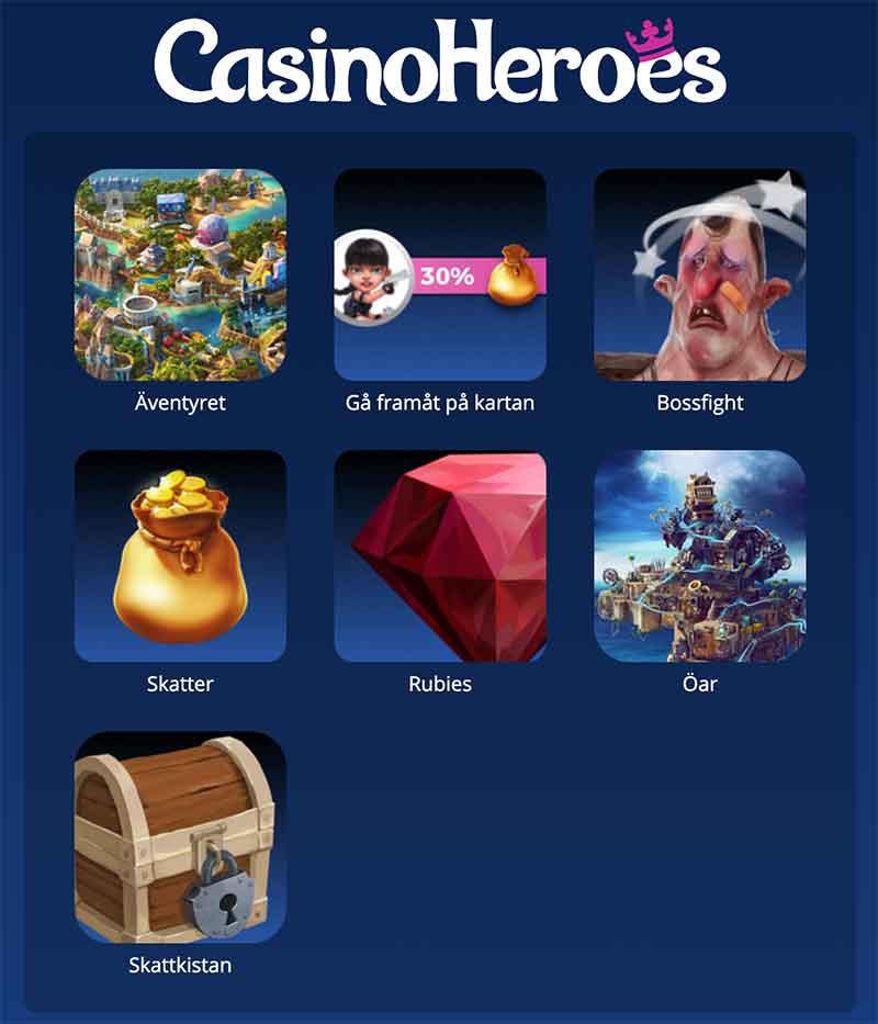 Casino Heroes Gamification