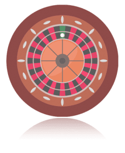 Brown Roulette Wheel